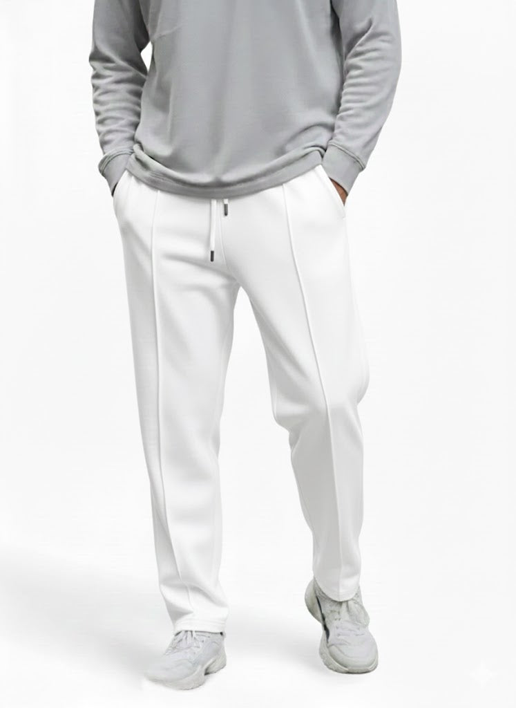 PLATED BAGGY TROUSER