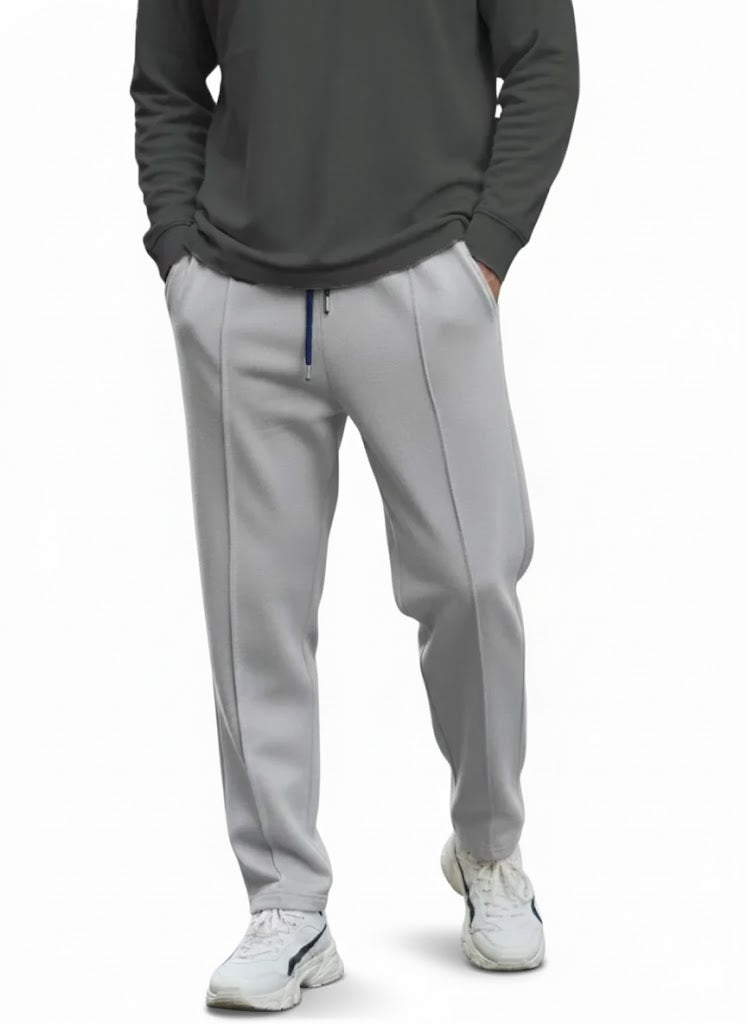 PLATED BAGGY TROUSER