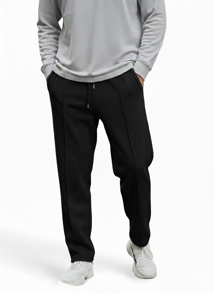 PLATED BAGGY TROUSER